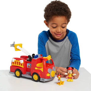 ’S Mickey Mouse Mickey’S Fire Engine, Figure and Vehicle Playset, Lights and Sounds, Officially Licensed Kids Toys for Ages 3 up by
