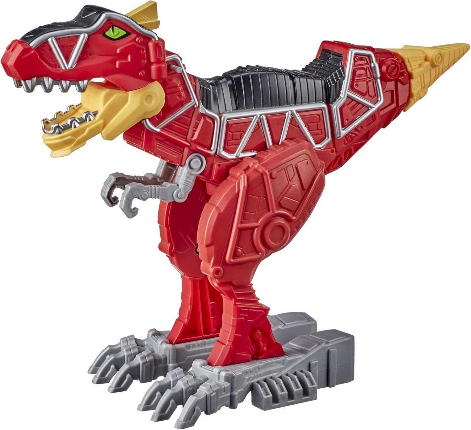 Dino Charge T-Rex Zord Toy Inspired by Special Beast Morphers Episode Red Action Figure Jumps Chomps Head Moves for Kids Ages 4 and up (Amazon Exclusive)