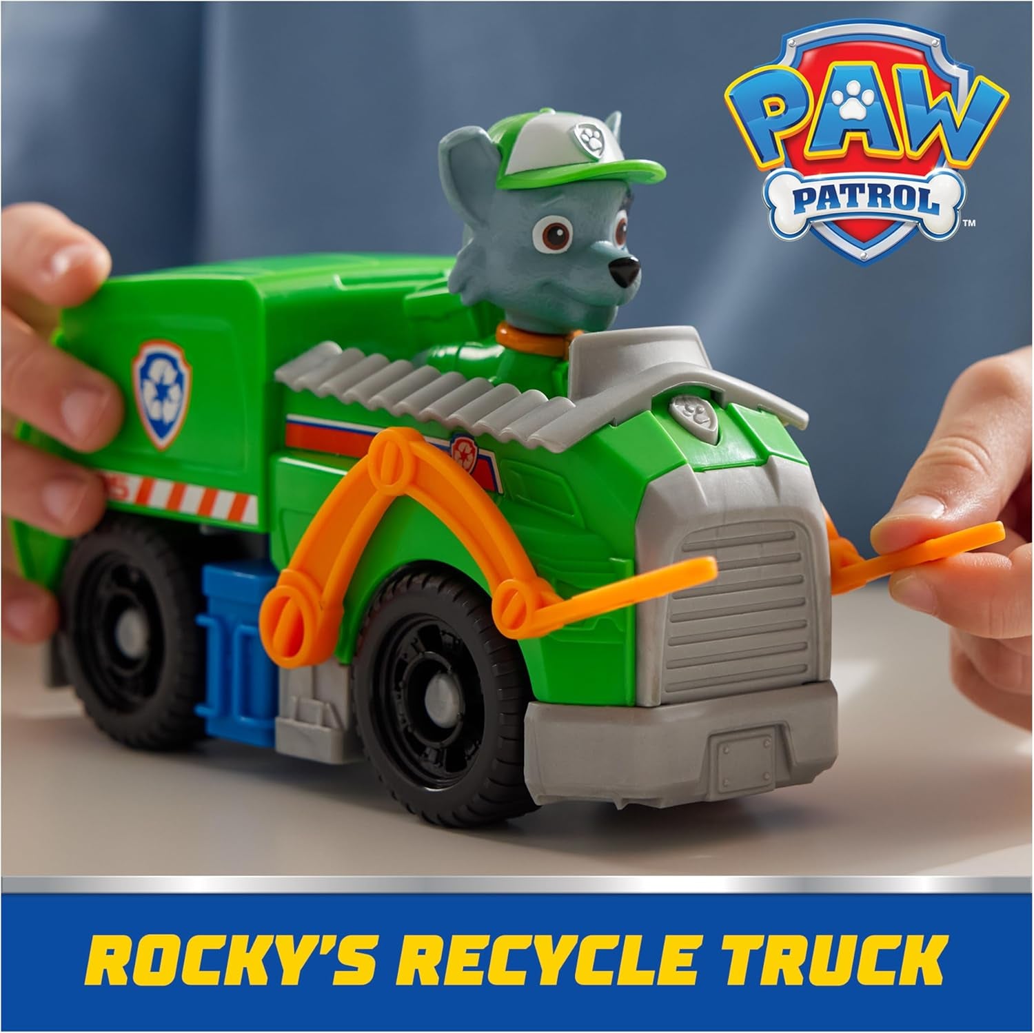 , Rocky’S Recycle Truck, Toy Vehicle with Collectible Action Figure, Sustainably Minded Kids Toys for Boys & Girls Ages 3 and Up