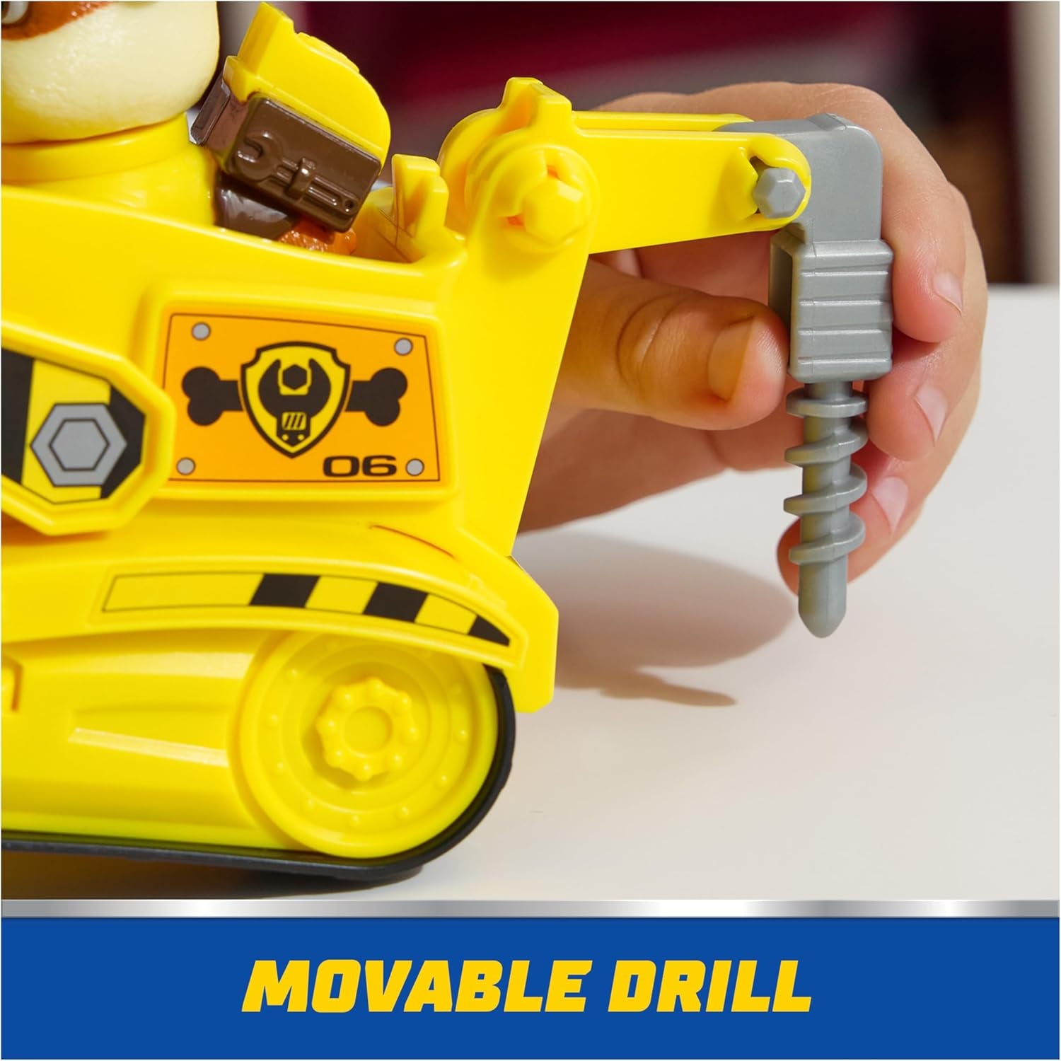 , Rubble’S Bulldozer Toy Truck with Collectible Action Figure, Sustainably Minded Kids Toys for Boys & Girls Ages 3 and Up