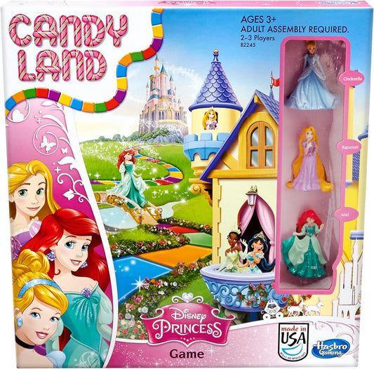 Candy Land Disney Princess Edition Board Game, Preschool Games for 2 to 3 Players, Family Games for Kids Ages 3 and up (Amazon Exclusive)