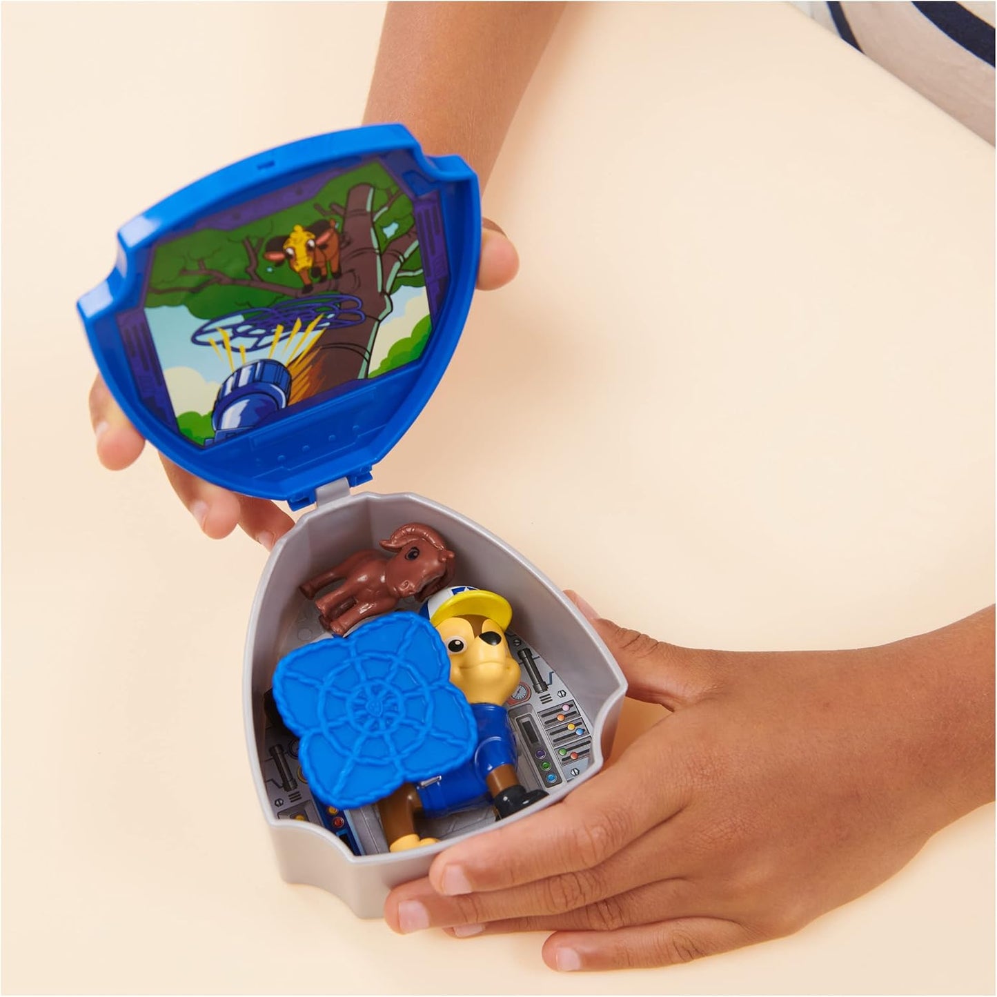, Big Truck Pups Chase Action Figure with Clip-On Rescue Drone, Command Center Pod and Animal Friend Kids Toys Ages 3 and Up