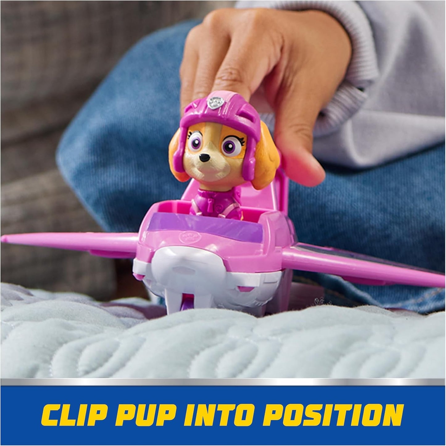 : Air Rescue Skye Action Figure & Hero Claw Jet Plane with Retractable Claw, Rescue Basket & Bunny, Kids Toys for Boys & Girls Ages 3+