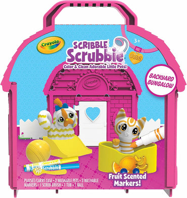 Scribble Scrubbie Pets, Backyard Playset, Toys for Girls & Boys, Gifts for Kids, Ages 3+