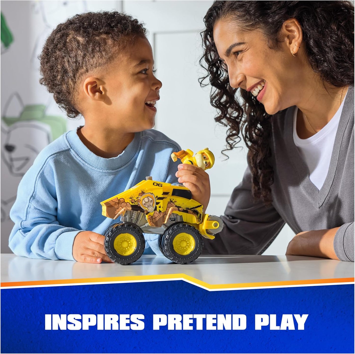 : Rescue Wheels Rubble’S Bulldozer, Toy Truck with Vehicle Transformation and Collectible Action Figure, Kids Toys for Boys & Girls Ages 3+