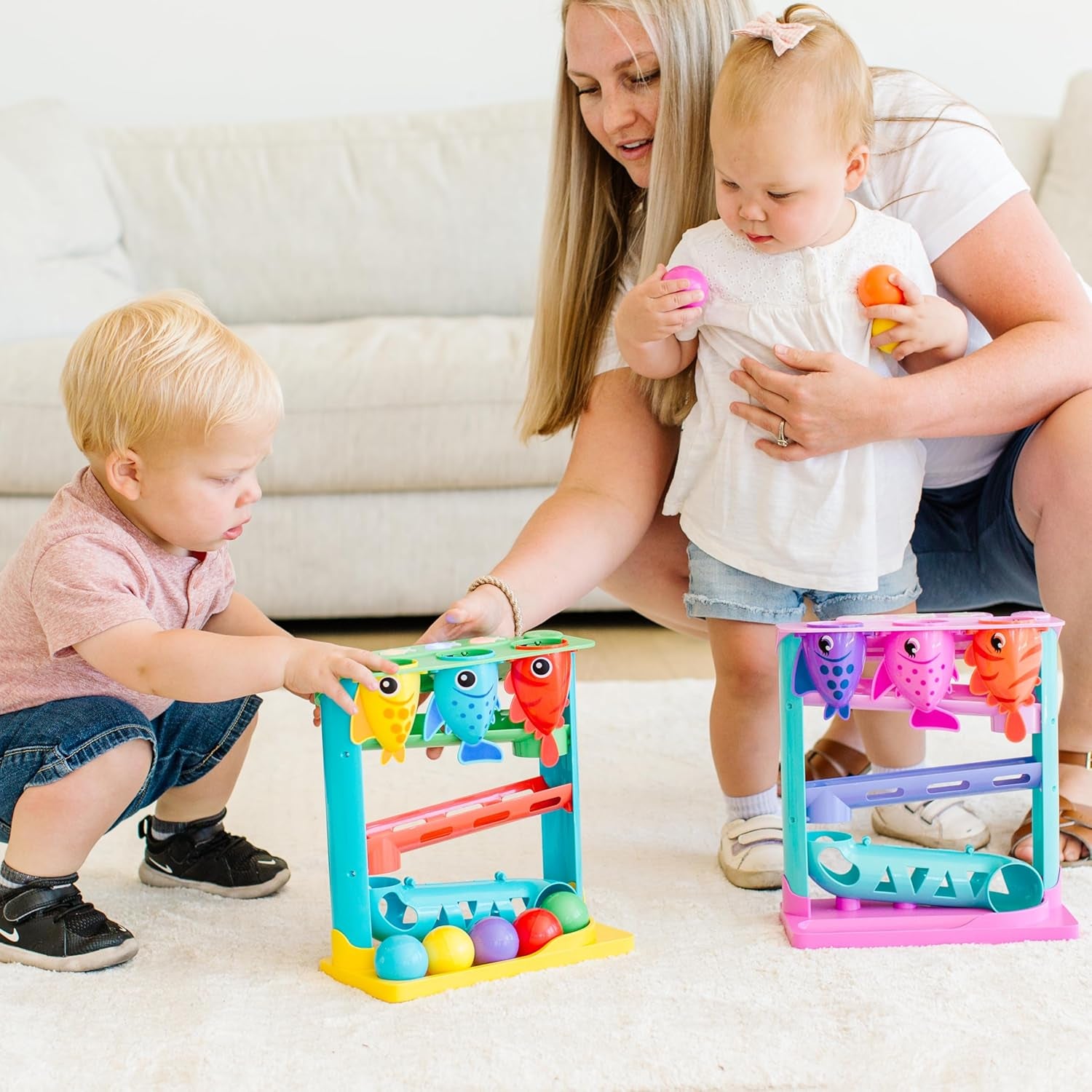 , Feed the Fish | Interactive Baby & Toddler Toy | 1, 2+ Year Old Gift & Birthday Present | Boys & Girls Babies Ages 6, 7, 8, 9, 10, 12, 18, 24+ Months Old