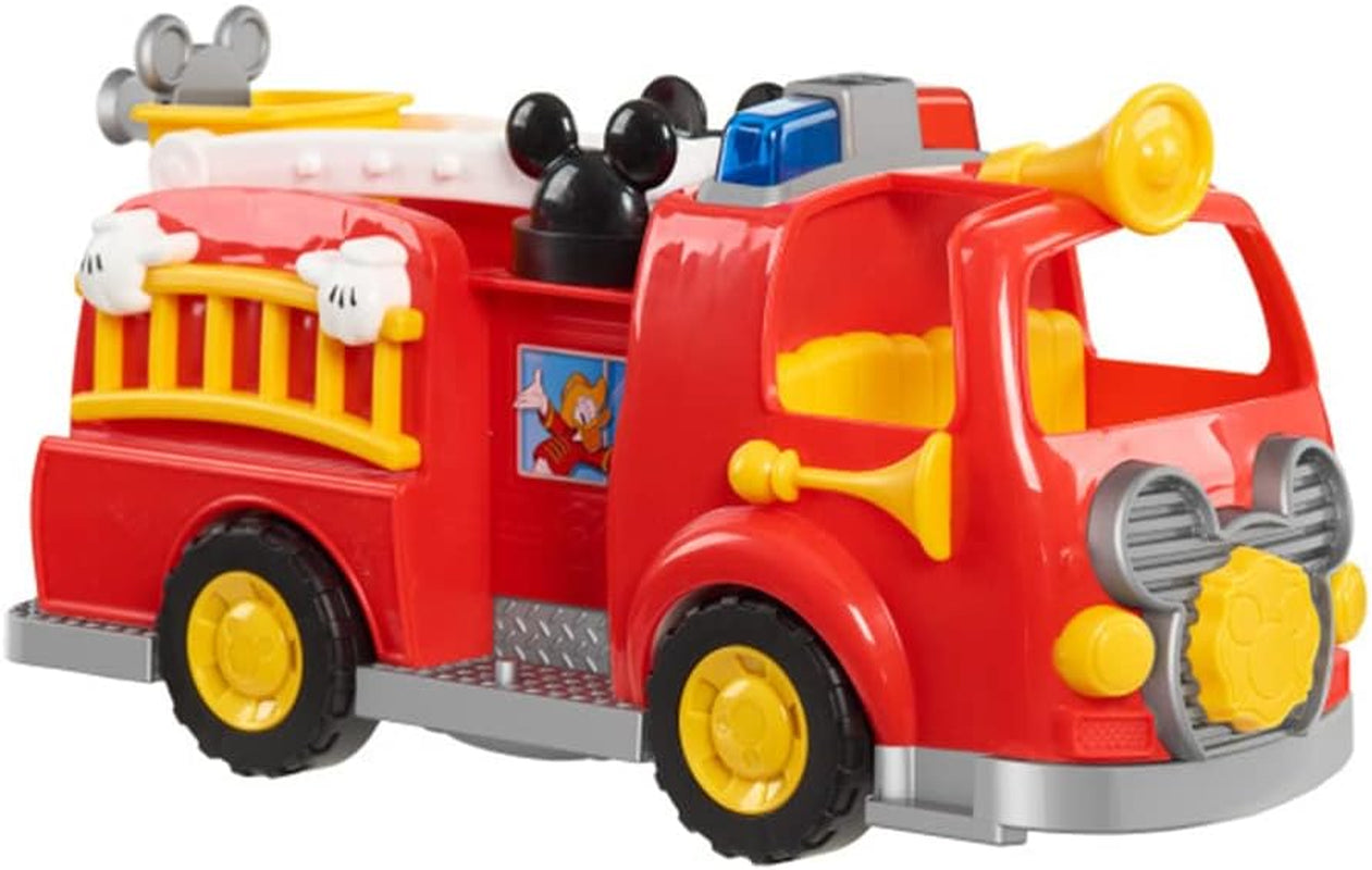 ’S Mickey Mouse Mickey’S Fire Engine, Figure and Vehicle Playset, Lights and Sounds, Officially Licensed Kids Toys for Ages 3 up by