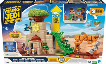 : Young Jedi Adventures Tenoo Jedi Temple, 20-Inch-Tall Playset with Lights & Sounds, 2 Action Figures, Preschool Toys for 3 Year Old Boys & Girls & Up