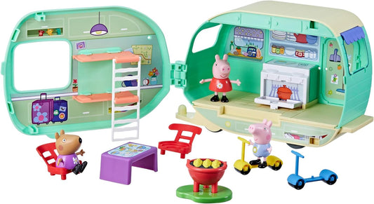 Caravan Playset for Girls and Boys, 3 Figures, 6 Accessories, Preschool Toys, Kids Gifts, Ages 3+