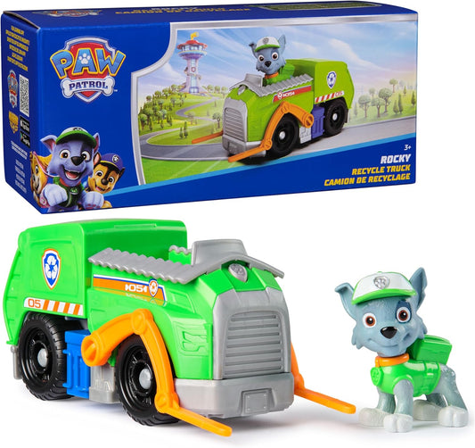 , Rocky’S Recycle Truck, Toy Vehicle with Collectible Action Figure, Sustainably Minded Kids Toys for Boys & Girls Ages 3 and Up
