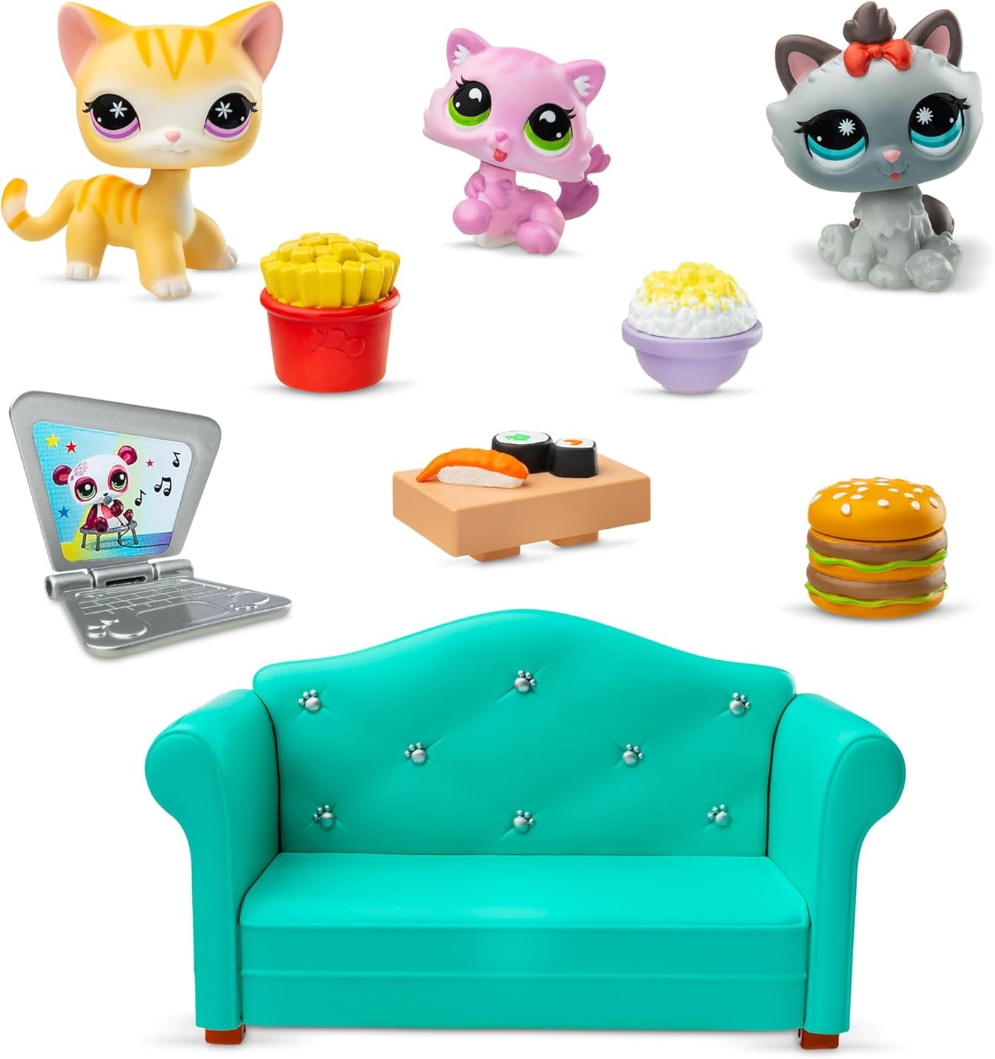 - Diner Dash Play Pack, Gen 7 Authentic LPS Bobble Head Toy Figure, Collectible Toy Animal, Ages 4+