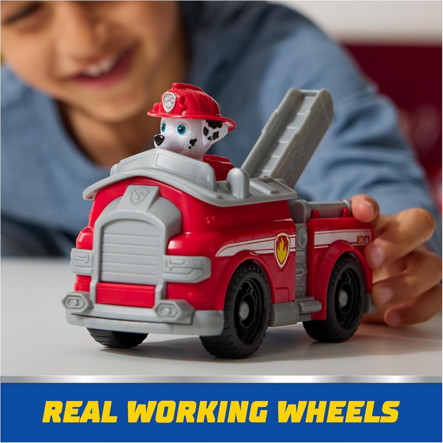 , Marshall’S Firetruck, Toy Vehicle with Collectible Action Figure, Sustainably Minded Kids Toys for Boys & Girls Ages 3 and Up