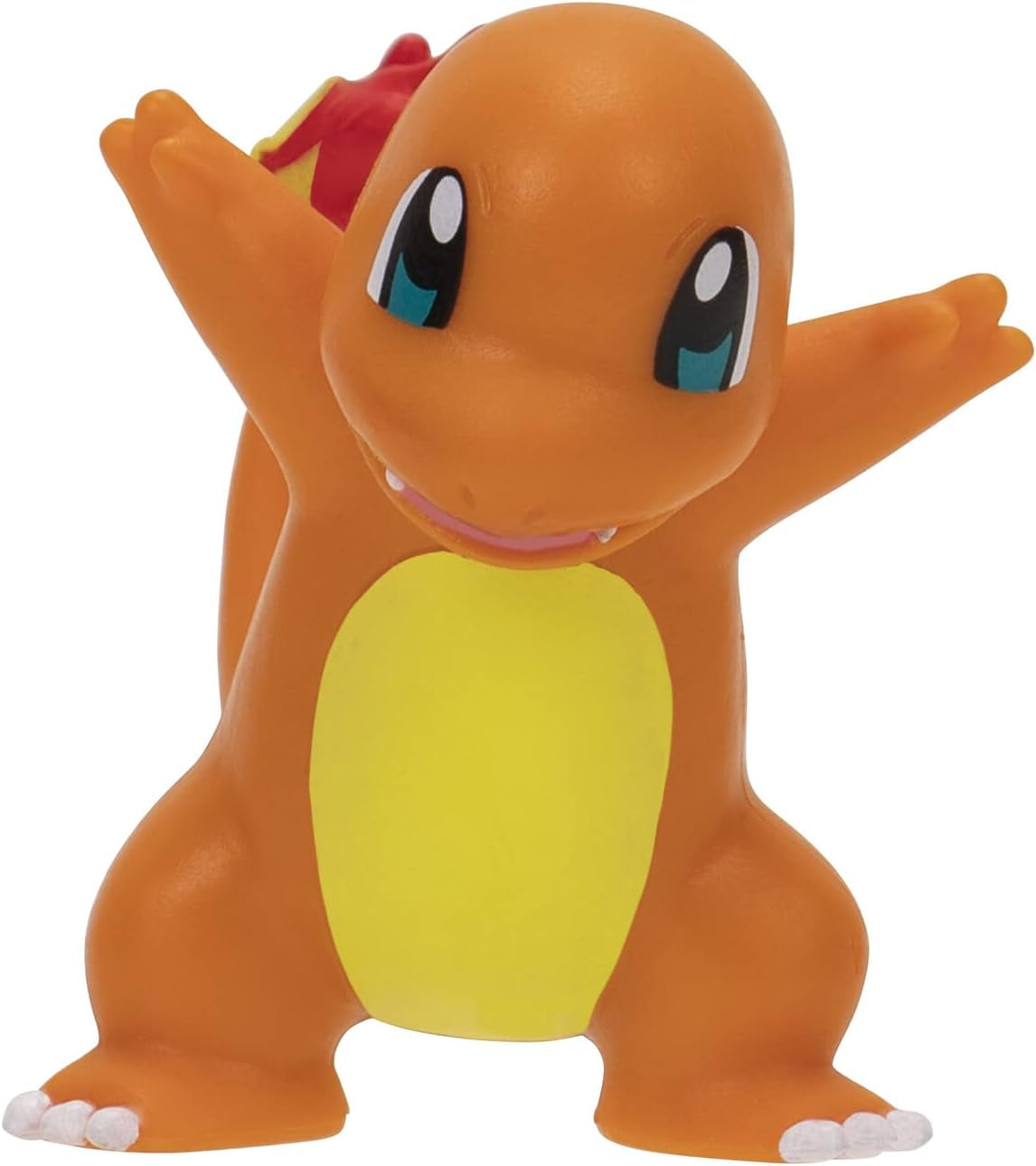 Pokémon Battle Figure 6 Pack-Features 2-Inch Pikachu, Squirtle, Charmander, Bulbasaur, Mimikyu & Toxel-Authentic Details