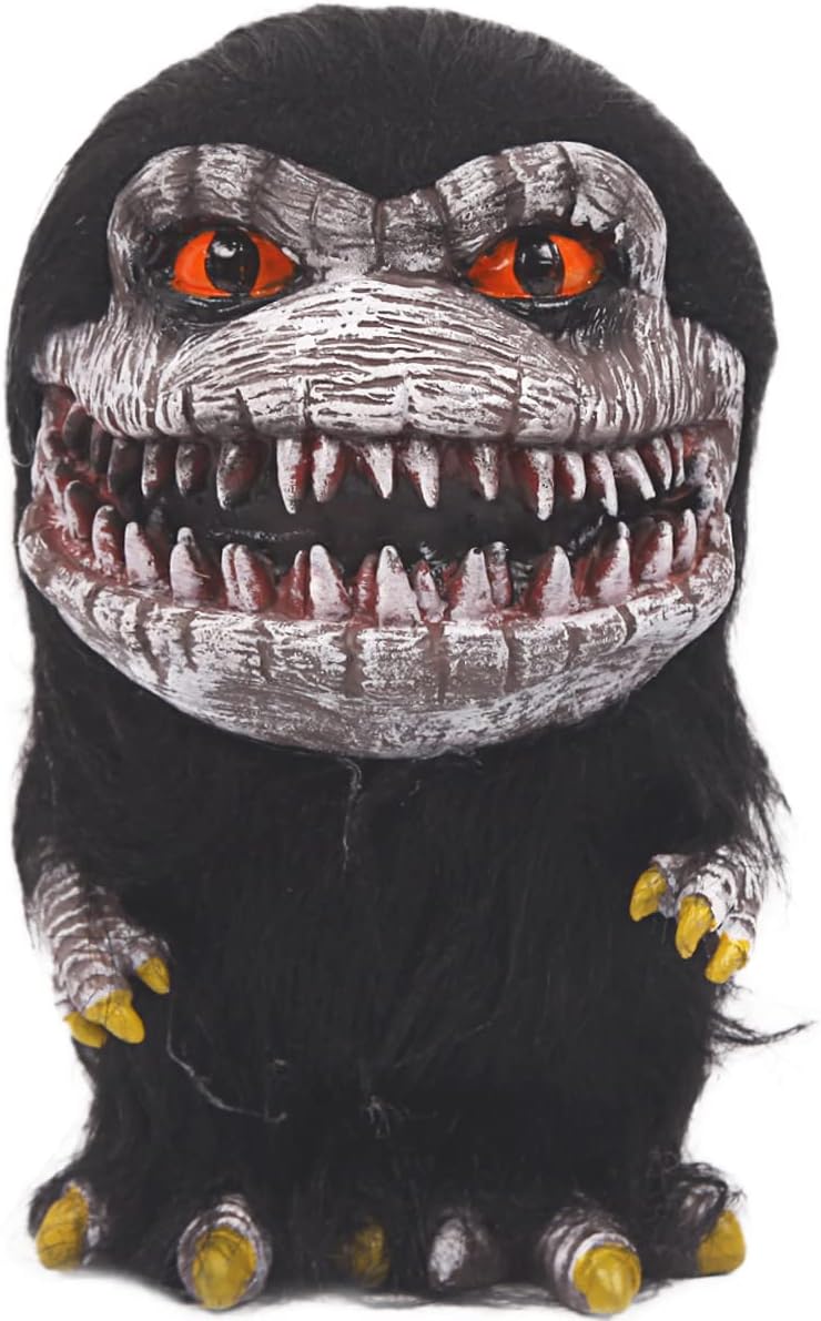 Fouman Critters Funny Ugly Alien Monsters Gifts for Children Halloween Doll Props Monsters Gifts 10.2 Inch (Black)