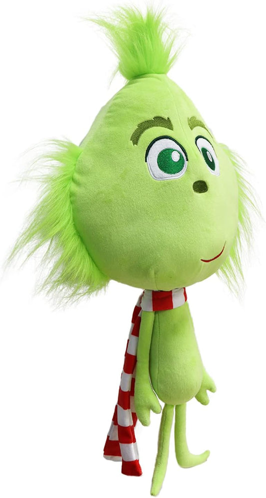 RELIGES 22" Green Christmas Monster Plush Toy – Soft Christmas Stuffed Animal Doll for Boys and Girls, Perfect for Christmas Decorations and Gifts (Green)