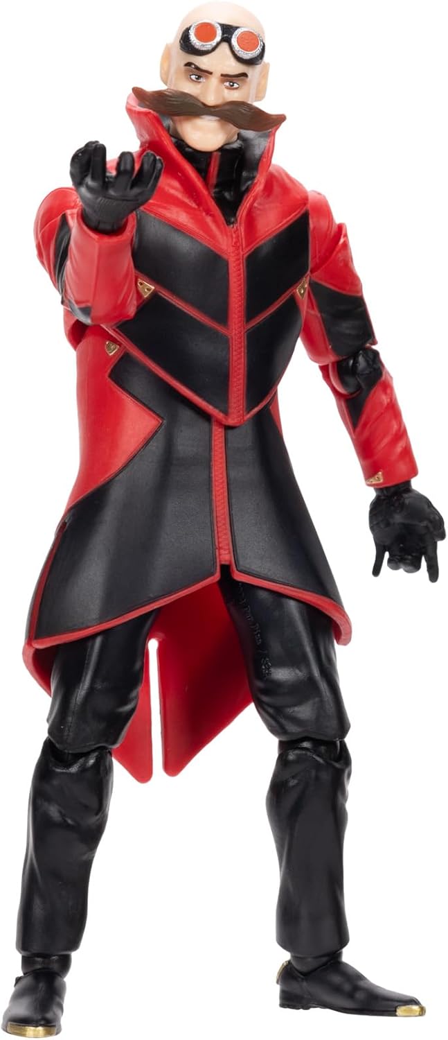 Sonic 3 Movie 5-Inchaction Figure 4-Pack, Articulated Figures from Jakks Pacific'S Wave 1 Include Sonic, Shadow, Tails, and Ivo Robotnik!