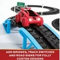 FAO Schwarz Vehicle Car Build & Race Roadway 287 Piece Track Play Set