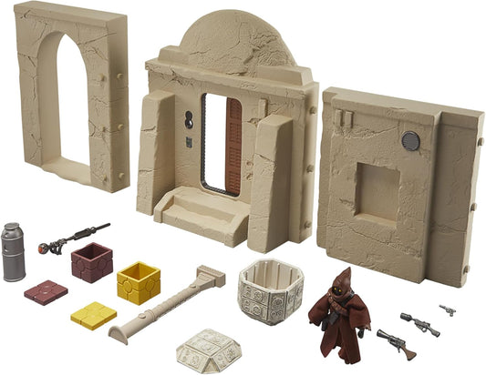 the Vintage Collection Streets of Mos Eisley, a New Hope 3.75 Inch Collectible Action Figure Playset