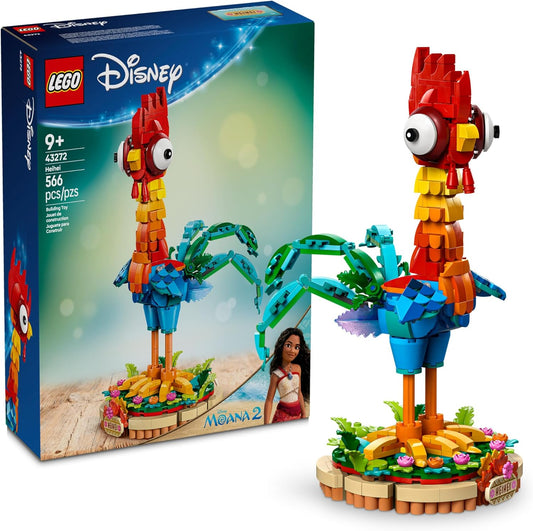 Disney Moana 2 Heihei - Building Toy for Kids, Girls & Boys, Ages 9+ - Gift for Easter - Moana & Disney Toy for Fans - 43272