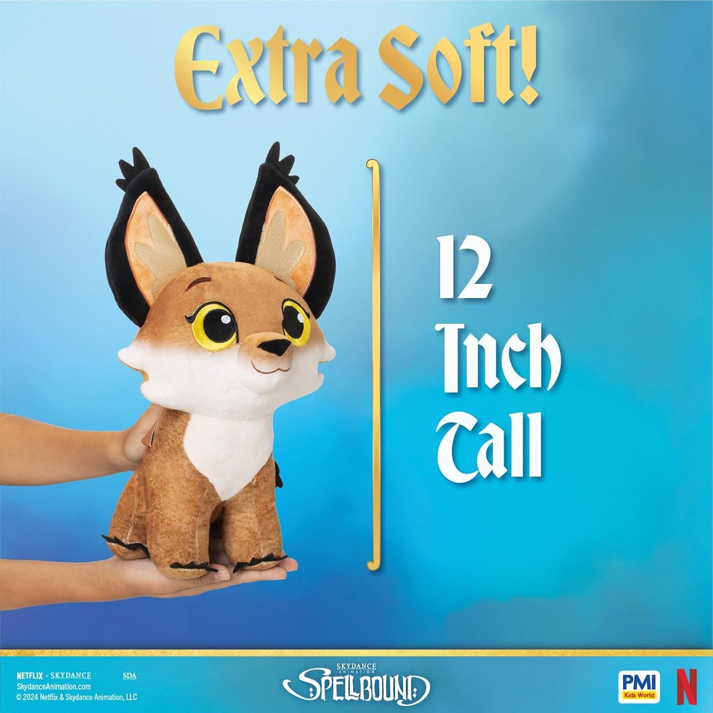 Spellbound Movie Collection - 12 Inch Huggable Plush Characters - Collect Them All (KESTRAL)
