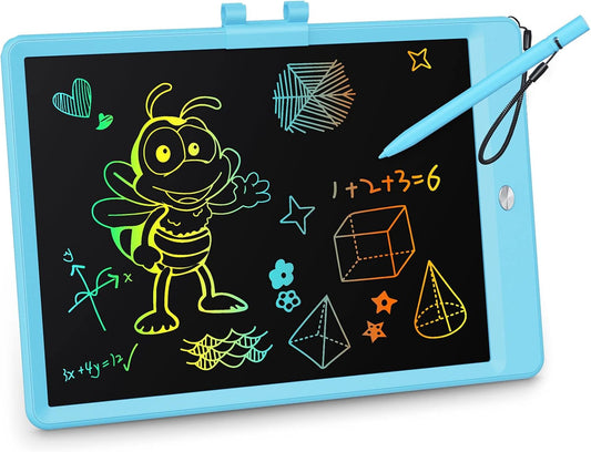 LCD Writing Tablet, Valentines Day Gifts for Kids,10 Inch Colorful Toddler Doodle Board Drawing Tablet, Erasable Reusable Electronic Drawing Pads, Educational and Learning Toys for Kids