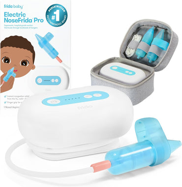 NoseFrida Pro electric baby nasal aspirator with adjustable suction levels