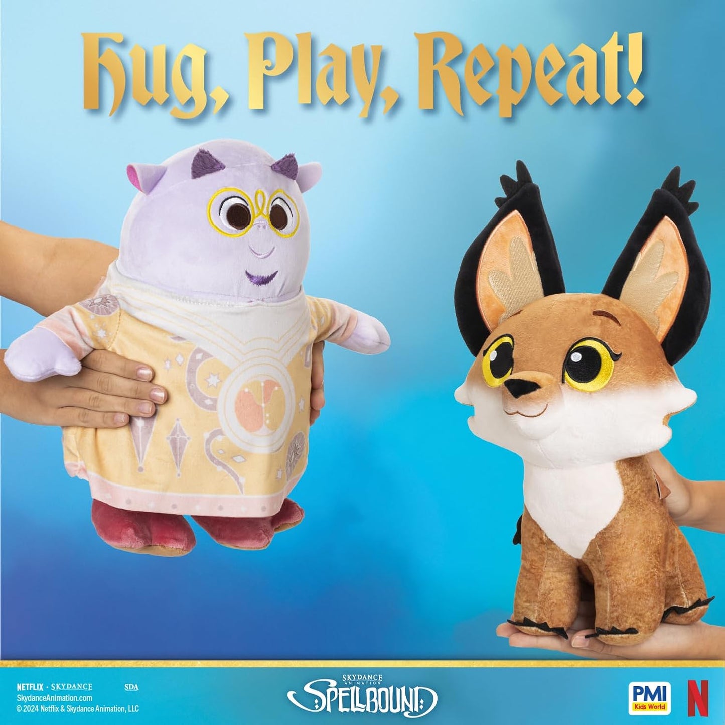 Spellbound Movie Collection - 12 Inch Huggable Plush Characters - Collect Them All (KESTRAL)