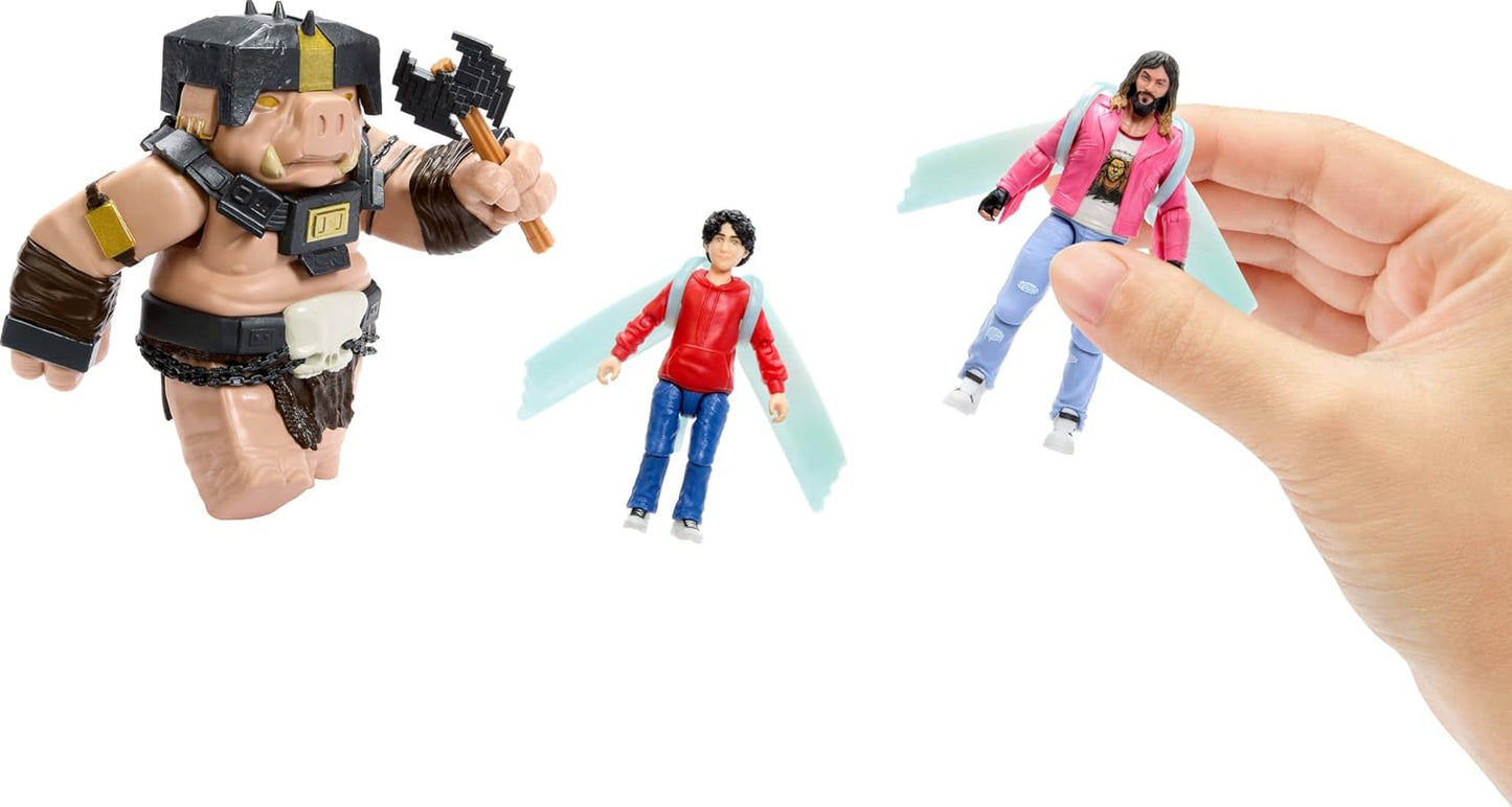 Minecraft A Well-Crafted Escape Figure Pack with 3 Action Figures & 4