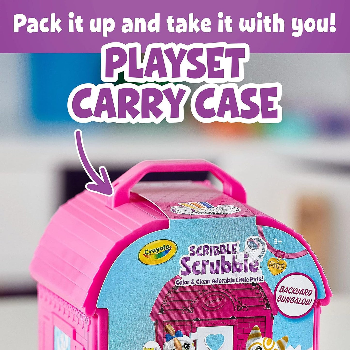 Scribble Scrubbie Pets, Backyard Playset, Toys for Girls & Boys, Gifts for Kids, Ages 3+