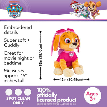 Paw Patrol Skye Kids Bedding Super Soft Plush Cuddle Pillow Buddy, One Size, (Official) Nickelodeon Product by