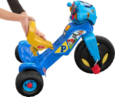 PAW Patrol Toddler Tricycle Lights & Sounds Trike Toy Bike with Handlebar Grips & Storage for Preschool Kids Ages 2+ Years