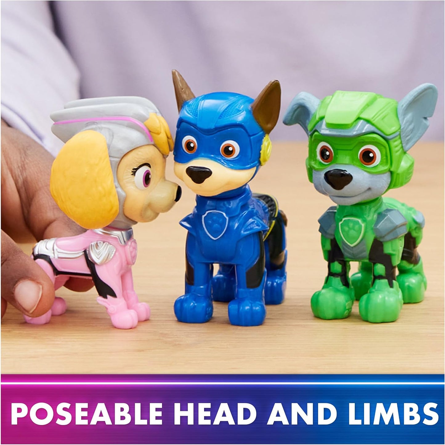 : the Mighty Movie, Toy Figures Gift Pack, with 6 Collectible Action Figures, Kids Toys for Boys and Girls Ages 3 and Up