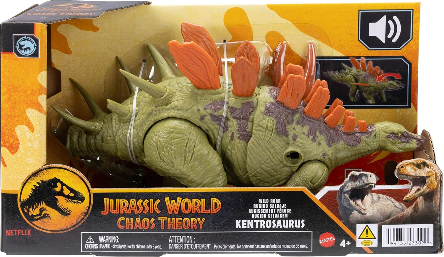 Jurassic World Wild Roar Dinosaur Toy – Roaring Sound & Tail Attack Action