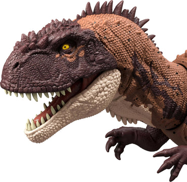 Mattel Jurassic World Dinosaur Toy – Wild Roar Figure with Attack Action & Roar Sound