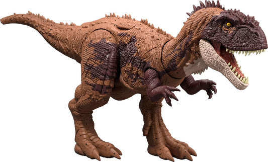 Mattel Jurassic World Dinosaur Toy – Wild Roar Figure with Attack Action & Roar Sound