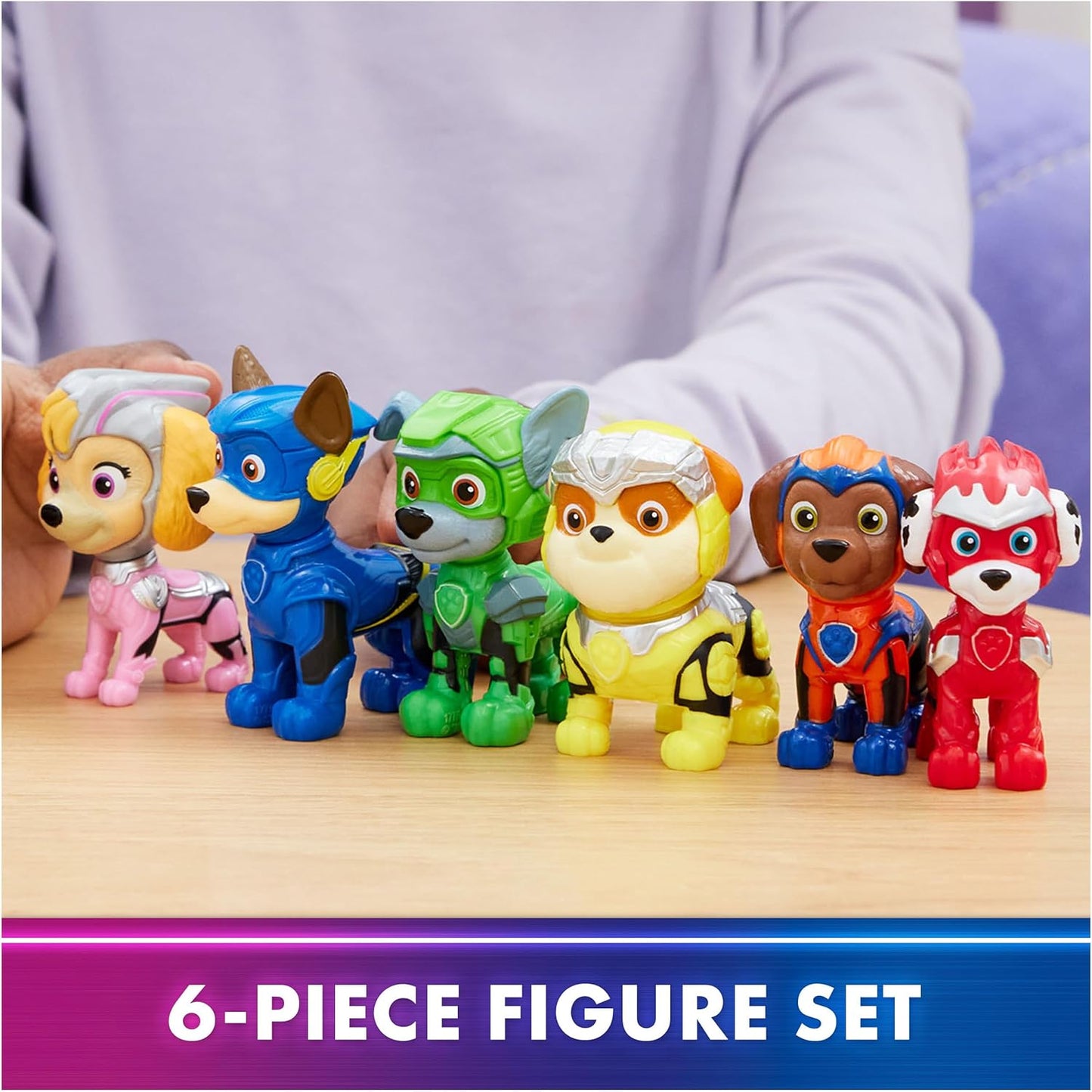 : the Mighty Movie, Toy Figures Gift Pack, with 6 Collectible Action Figures, Kids Toys for Boys and Girls Ages 3 and Up