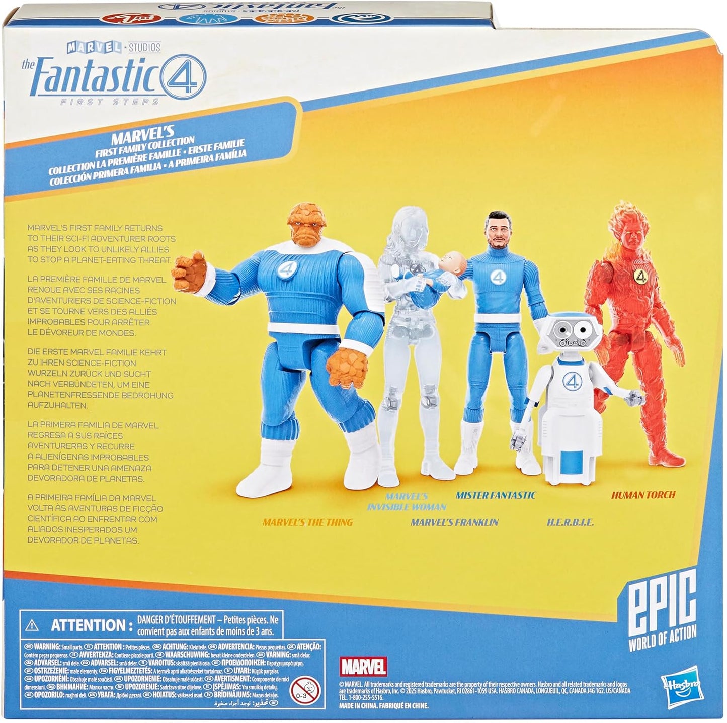Marvel Studios The Fantastic Four Epic World of Action Marvel’s First Family