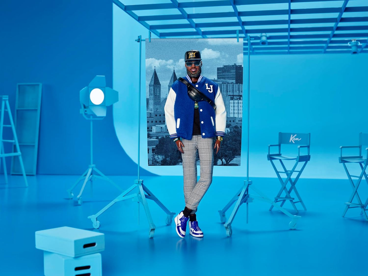 Barbie Signature LeBron James Kenbassadors Doll – Collectible with Varsity Jacket, Headphones & Accessories