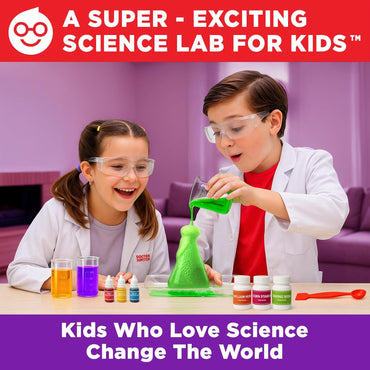 My First Science Kit for Kids Ages 4-5-6-7-8| Birthday Gift Ideas for 4-8-12 Year Old Boys & Girls| Toy Stem Kit with 100+ Experiments| Learning & Educational, Preschool Activities