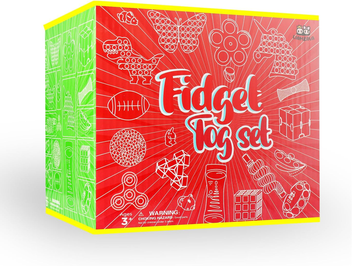 160 Pack Fidget Toys Set – Sensory Toys for Kids with Autism & ADHD, Mini Bulk Party Favors, Pinata Stuffers, Classroom Treasure Box Prizes, Stress Relief Toy Assortment