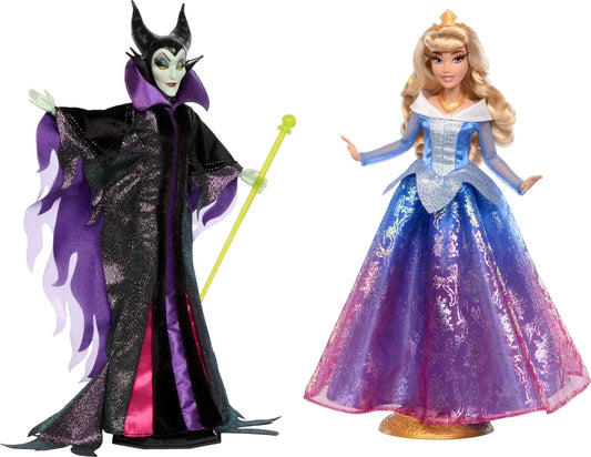 Mattel Disney Princess Collector Maleficent & Aurora Fashion Doll Set Inspired by the Disney Sleeping Beauty Movie
