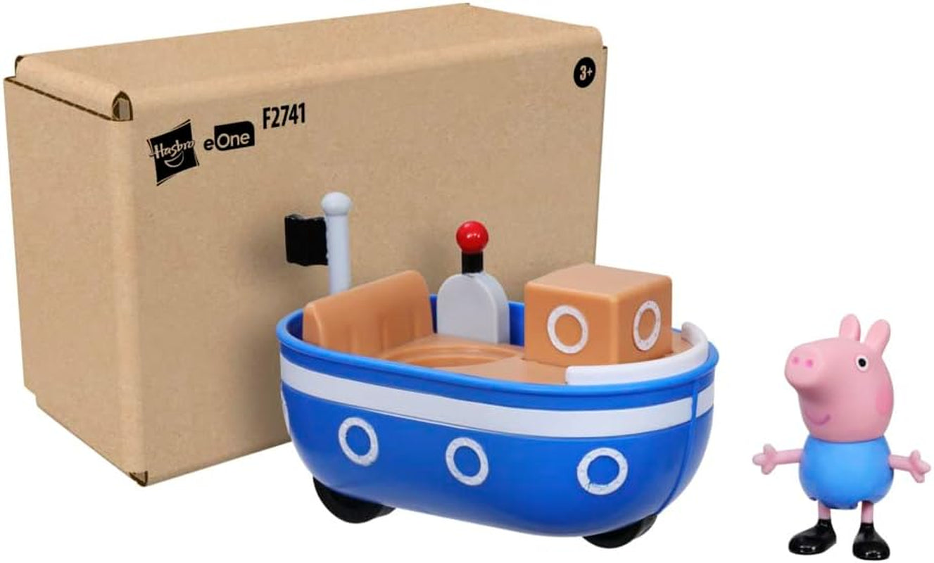 Peppa'S Adventures Little Boat Toy Includes 3-Inch George Pig Figure, Inspired by the TV Show, for Preschoolers Ages 3 and Up