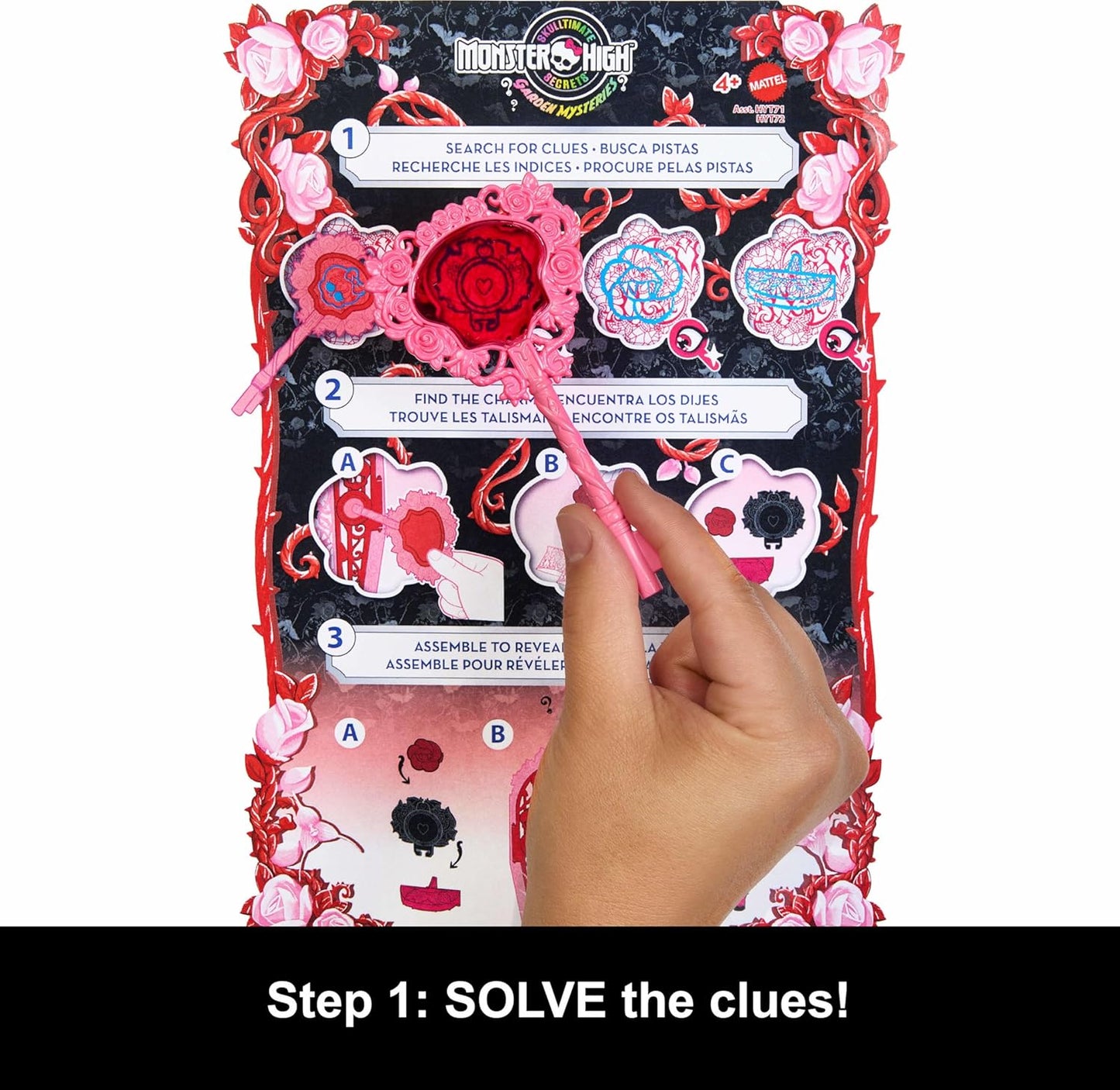 Monster High Skulltimate Secrets Doll & Accessories Set, Garden Mysteries Draculaura with Reveal Closet & 19+ Tea Party Surprises like Clothes