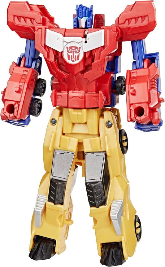 Crash & Combine Heroes, 3.75-Inch Converting Bumblebee and Optimus Prime Action Figures, Robot Toys for Kids 6 and up (Amazon Exclusive)