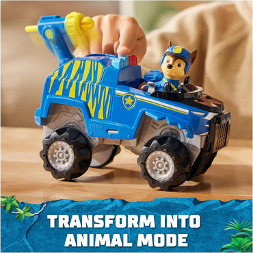 Jungle Pups, Chase Tiger Vehicle, Toy Truck with Collectible Action Figure, Kids Toys for Boys & Girls Ages 3 and Up