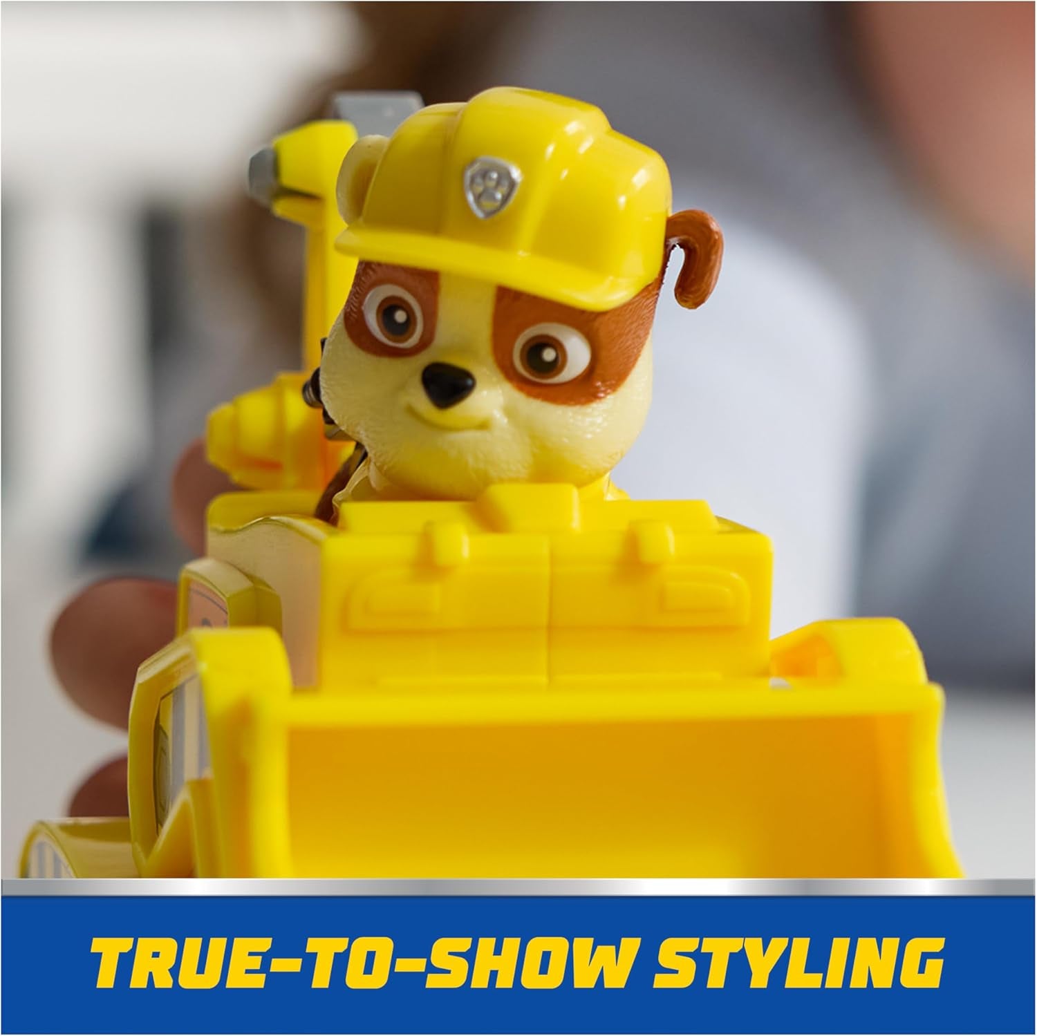 , Rubble’S Bulldozer Toy Truck with Collectible Action Figure, Sustainably Minded Kids Toys for Boys & Girls Ages 3 and Up