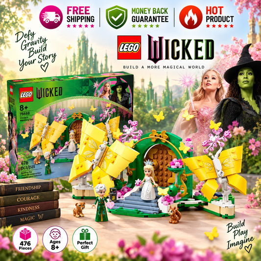 LEGO Wicked Glinda's Wedding Day 75688 476-piece building set