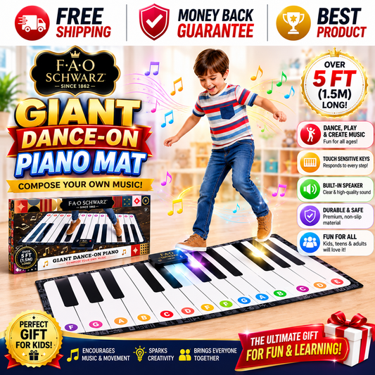 FAO Schwarz Giant 69" Dance-On Piano Mat