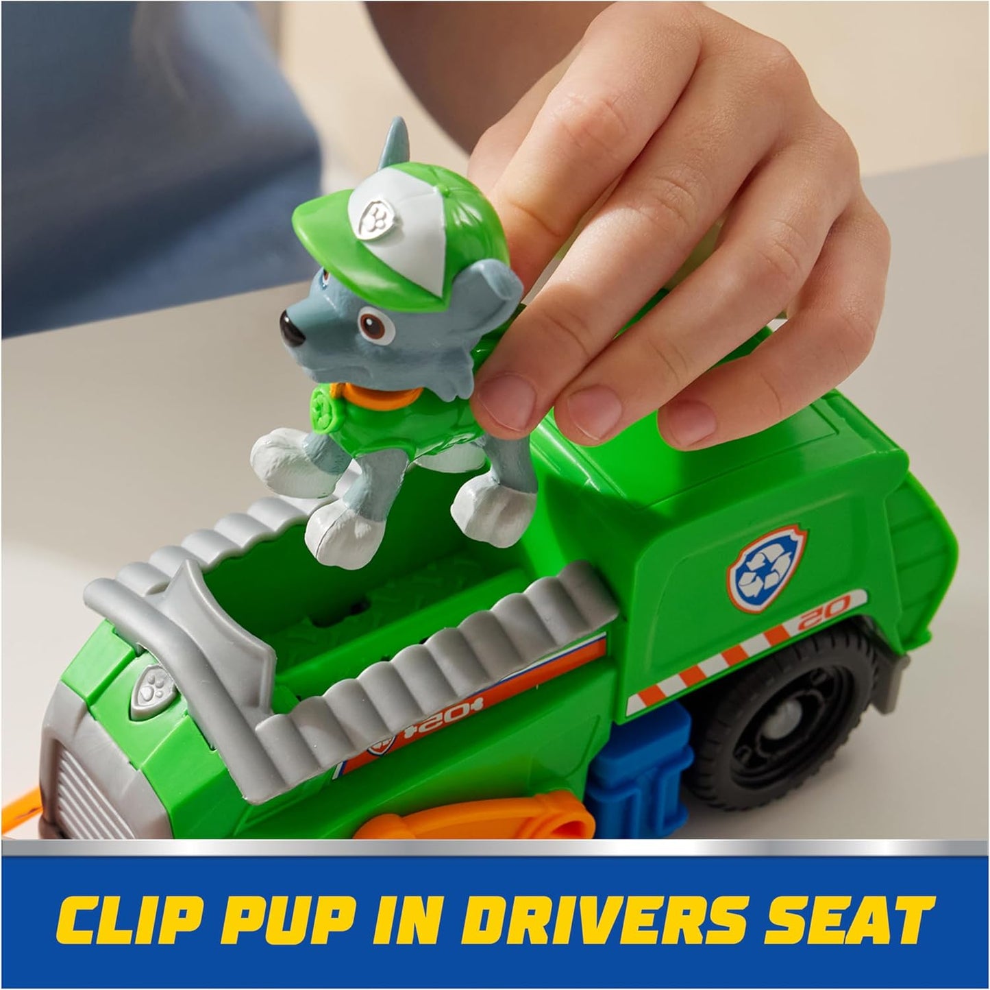, Rocky’S Recycle Truck, Toy Vehicle with Collectible Action Figure, Sustainably Minded Kids Toys for Boys & Girls Ages 3 and Up