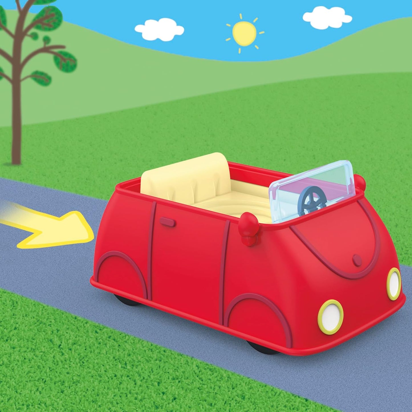 Peppa'S Little Vehicle Playset for Girls and Boys, Includes Helicopter, Camper, and Car, and 5 Figures Set, Preschool Toys, Ages 3+ (Amazon Exclusive)